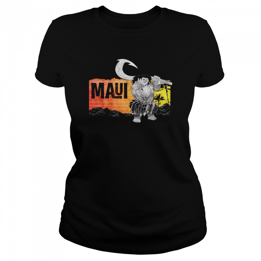 Moana Maui Sunset Portrait shirt Classic Women's T-shirt