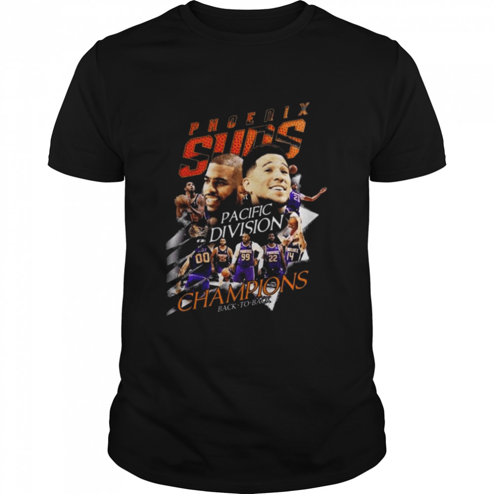 Phoenix Suns Pacific Division Champions back to back shirt