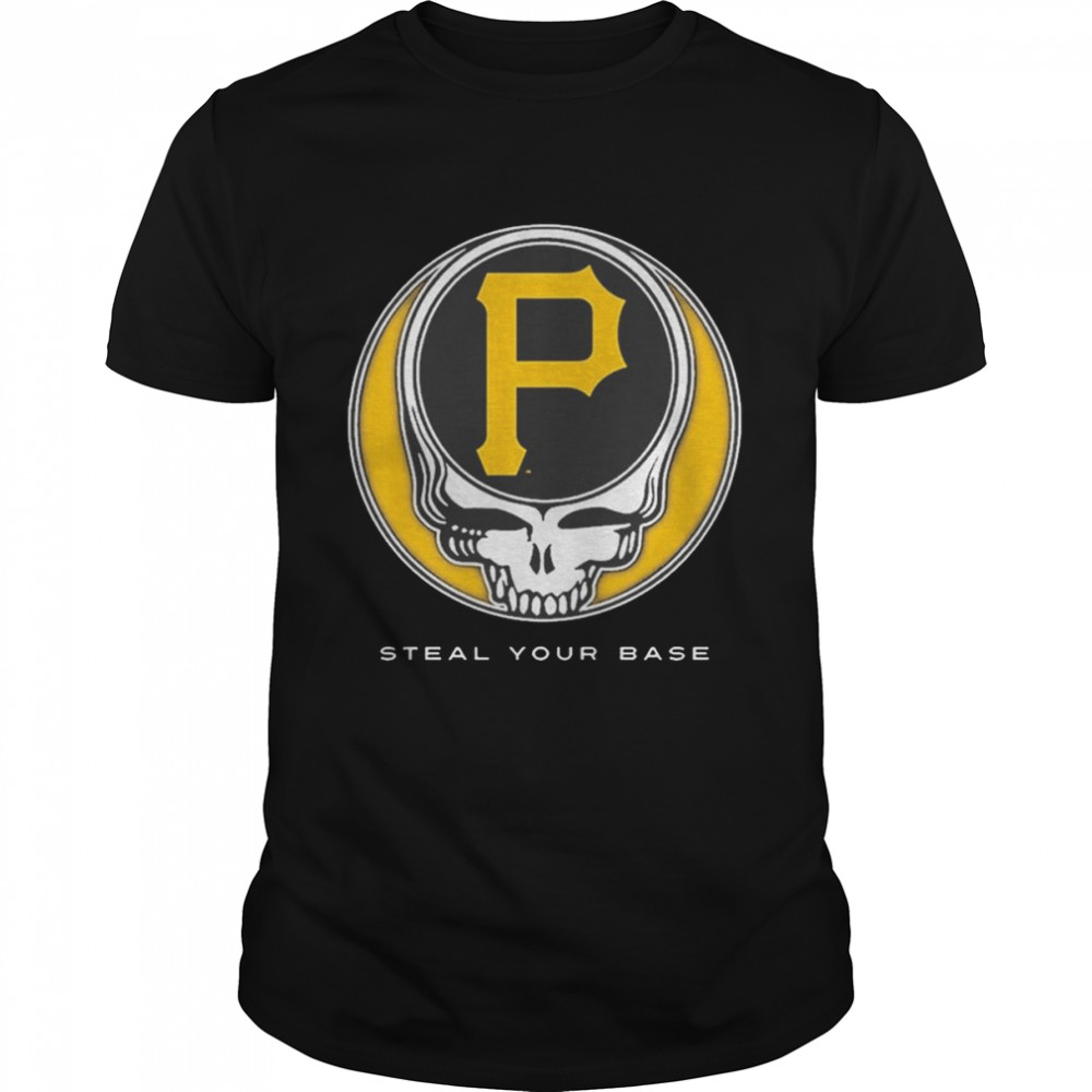 Pittsburgh Pirates Grateful Dead Steal Your Base Shirt