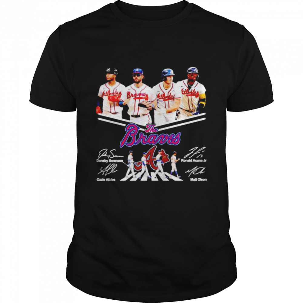 The Atlanta Braves Abbey Road signatures shirt