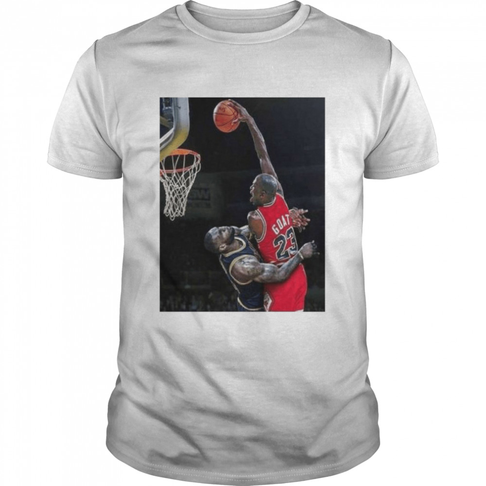 Air Mj Dunk Over Lbj High Quality Custom Shirt