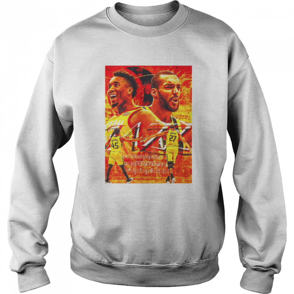 Donovan Mitchell And Basketball Rudy Gobert  Unisex Sweatshirt