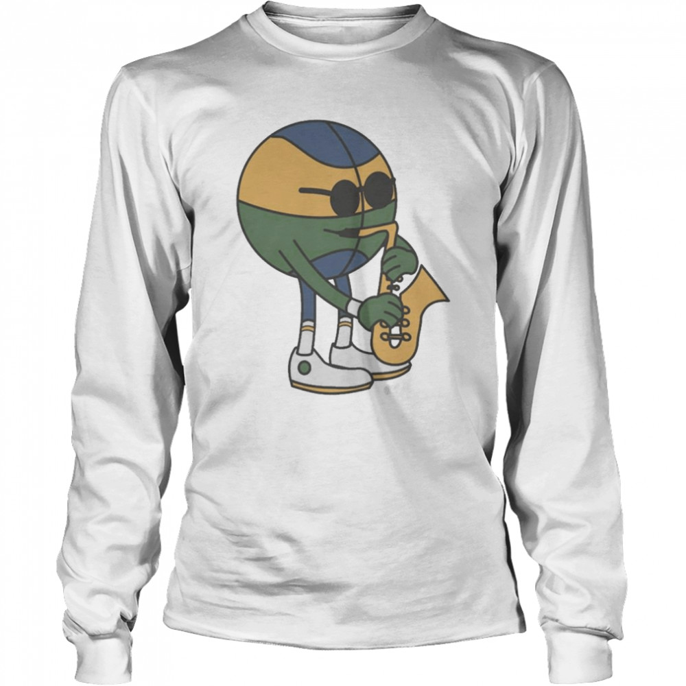 Jazz Basketball Man Rudy Gobert  Long Sleeved T-shirt