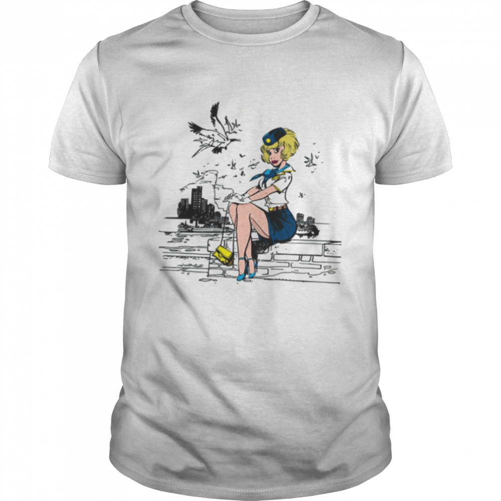 Natacha Cover Movie Cartoon Color Big Ben Gaston Lagaffe shirt