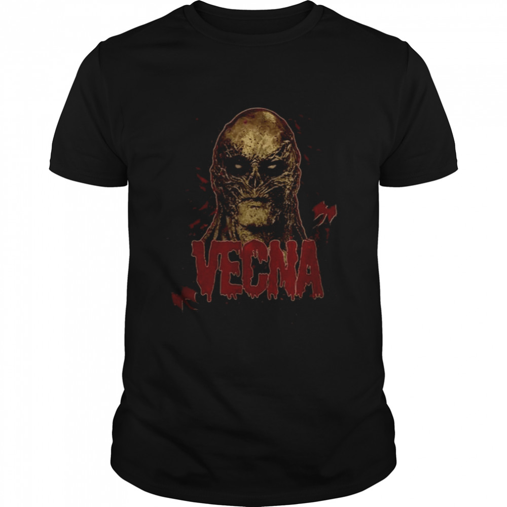 Stranger Things 4 Vecna Splatter Portrait Shirts