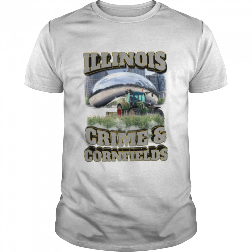 Vintage Illinois Crime And Cornfields shirt