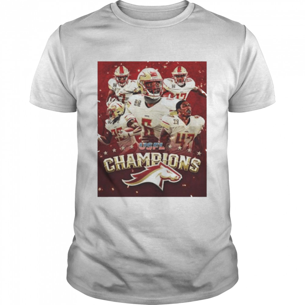 2022 USFL Inaugural Champions Birmingham Stallions shirt