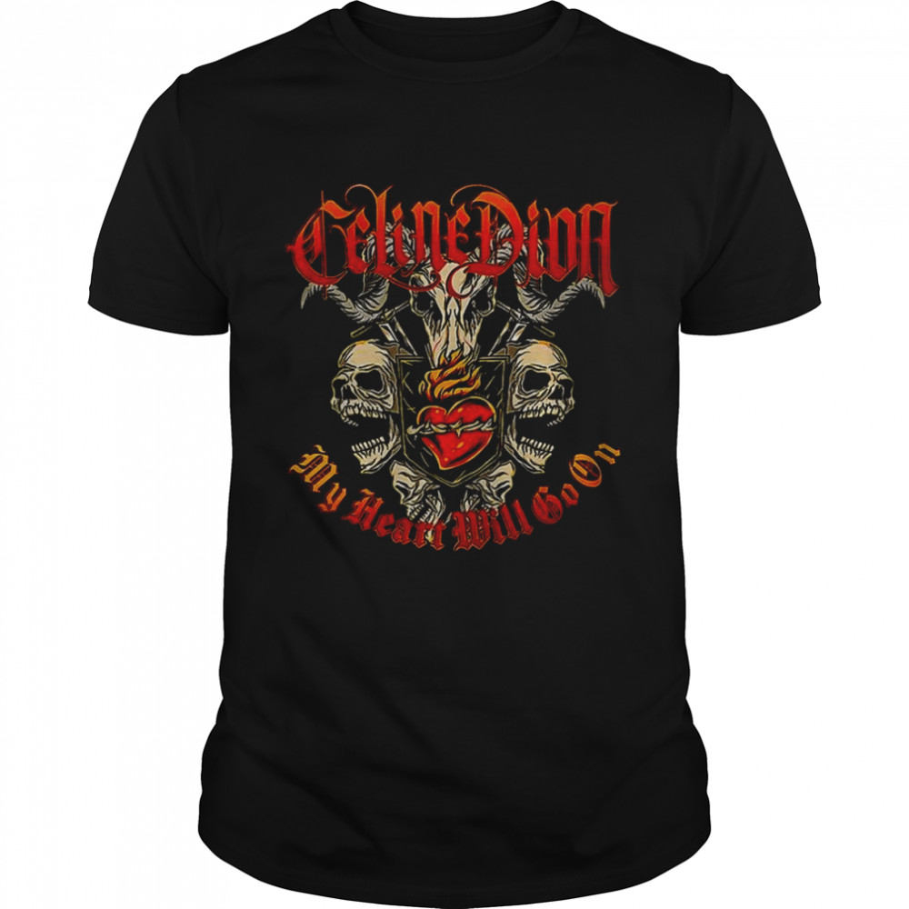 Celine Dion My Heart Will Go On Heavy Metal T-Shirt