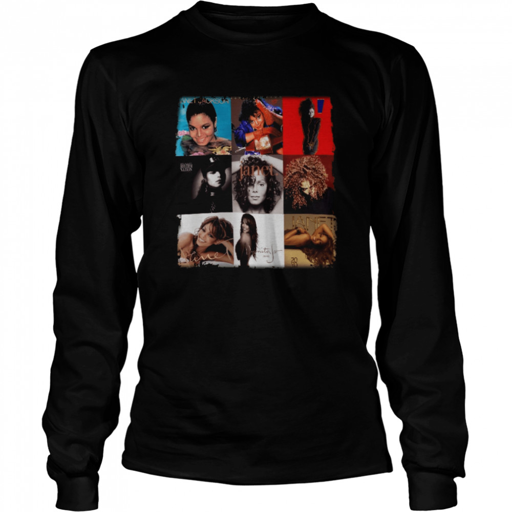 Janet Jackson Music Lover shirt Long Sleeved T-shirt