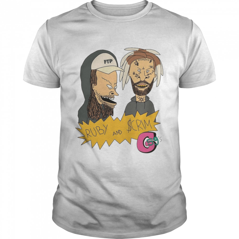 Suicide Boys Ruby and Scrim Cartoon T-Shirt