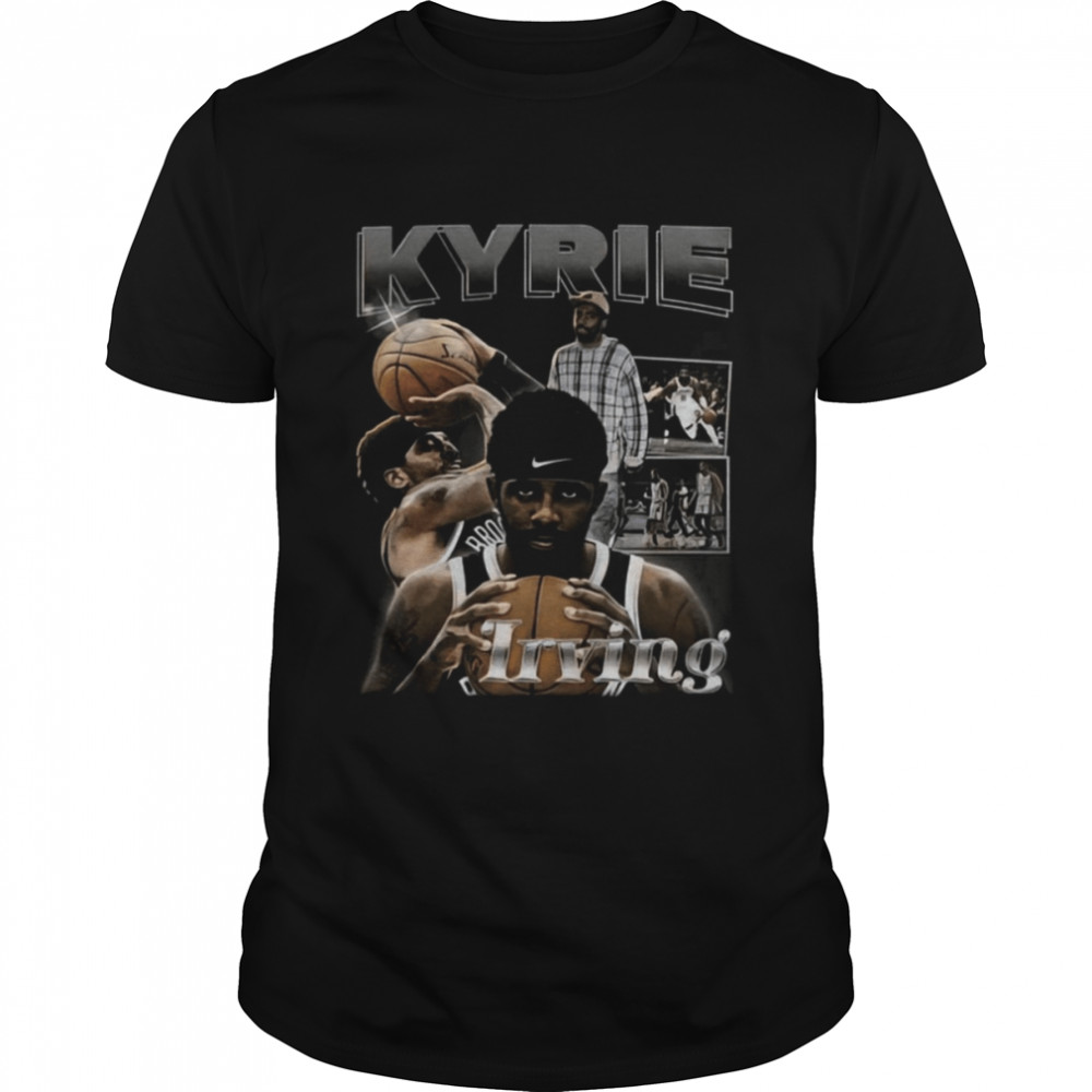 Vintage Nba Player Brooklyn Nets Kyrie Irving Unisex T-Shirt