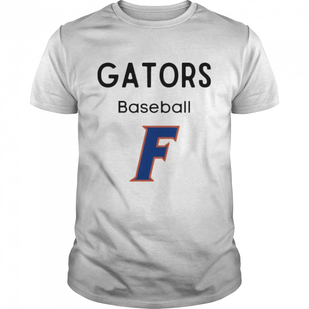 Blue Logo Florida Gator Baseball Shirt