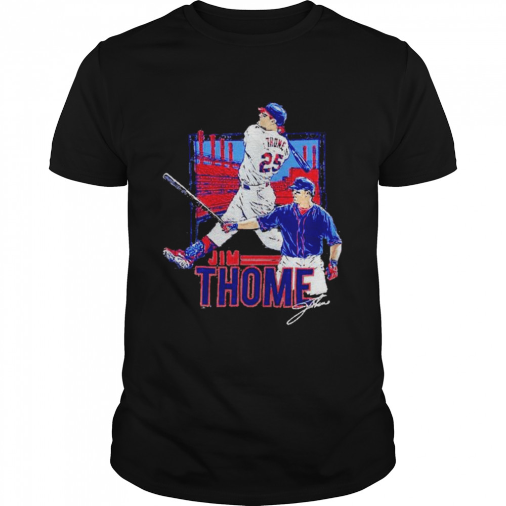 cleveland Indians Jim Thome signature shirt