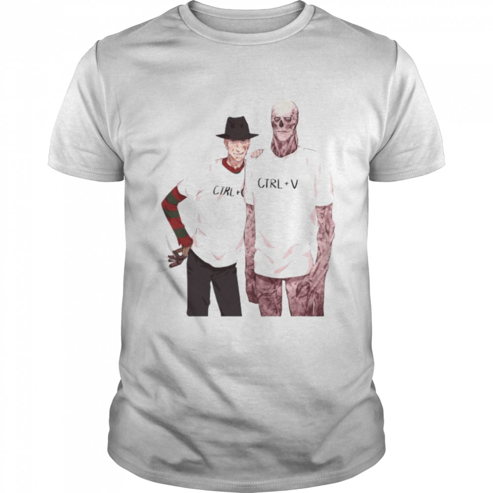 freddy Krueger and Vecna copy version shirt