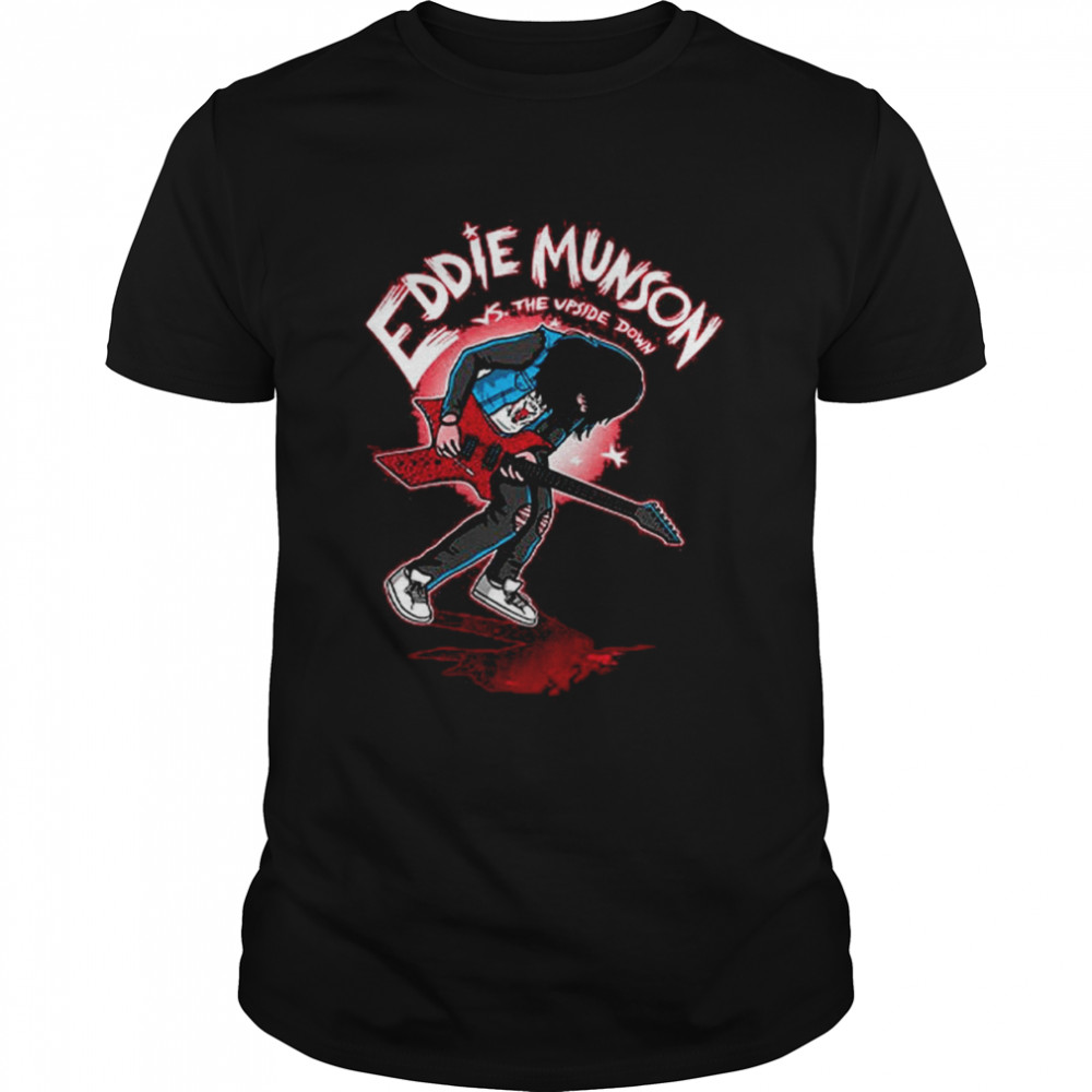 Eddie Munson Play Guitar vs the upside down shirt