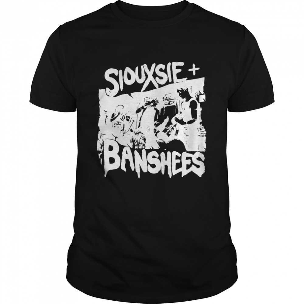 White Design The Banshees Siouxsie Sioux shirt