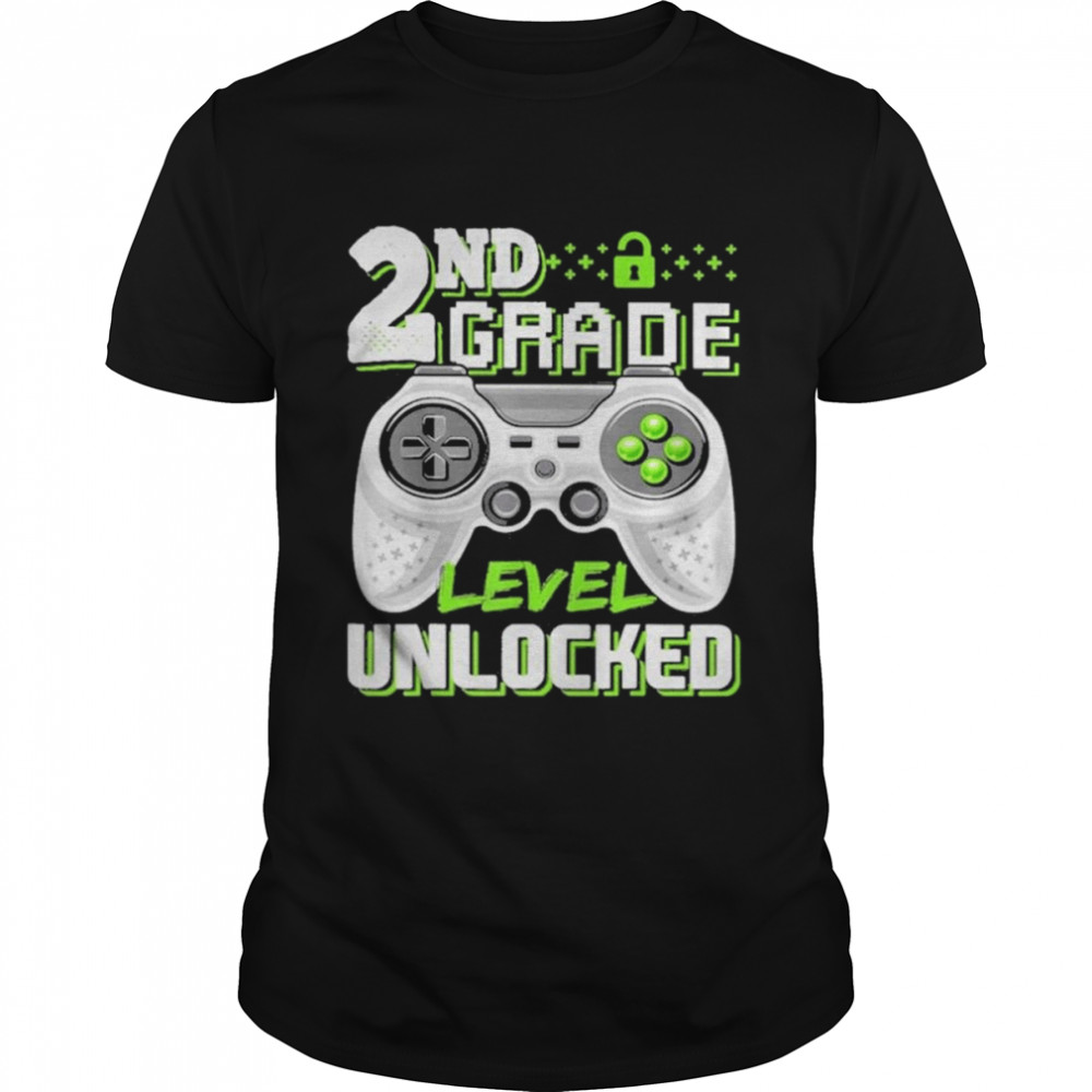 2nd Grade Level Unlocked Game shirt