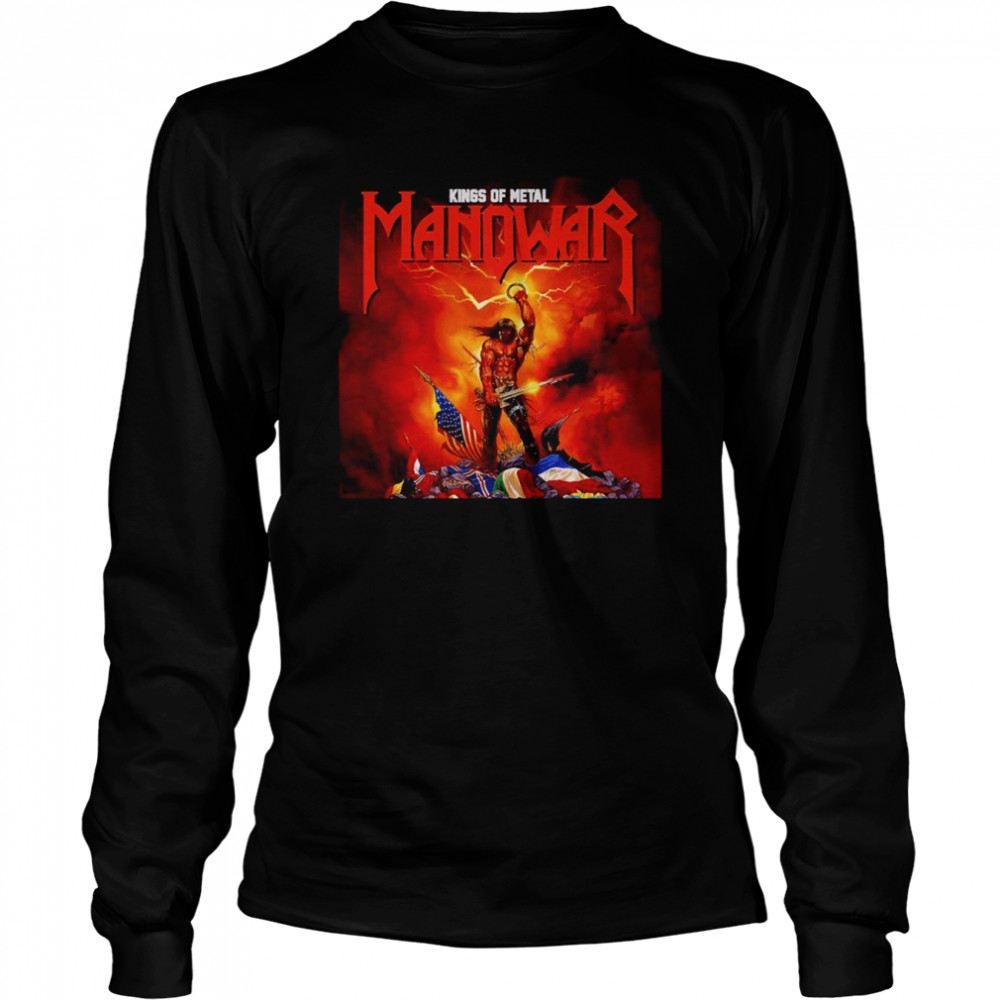 Kings of Metal Manowar shirt Long Sleeved T-shirt