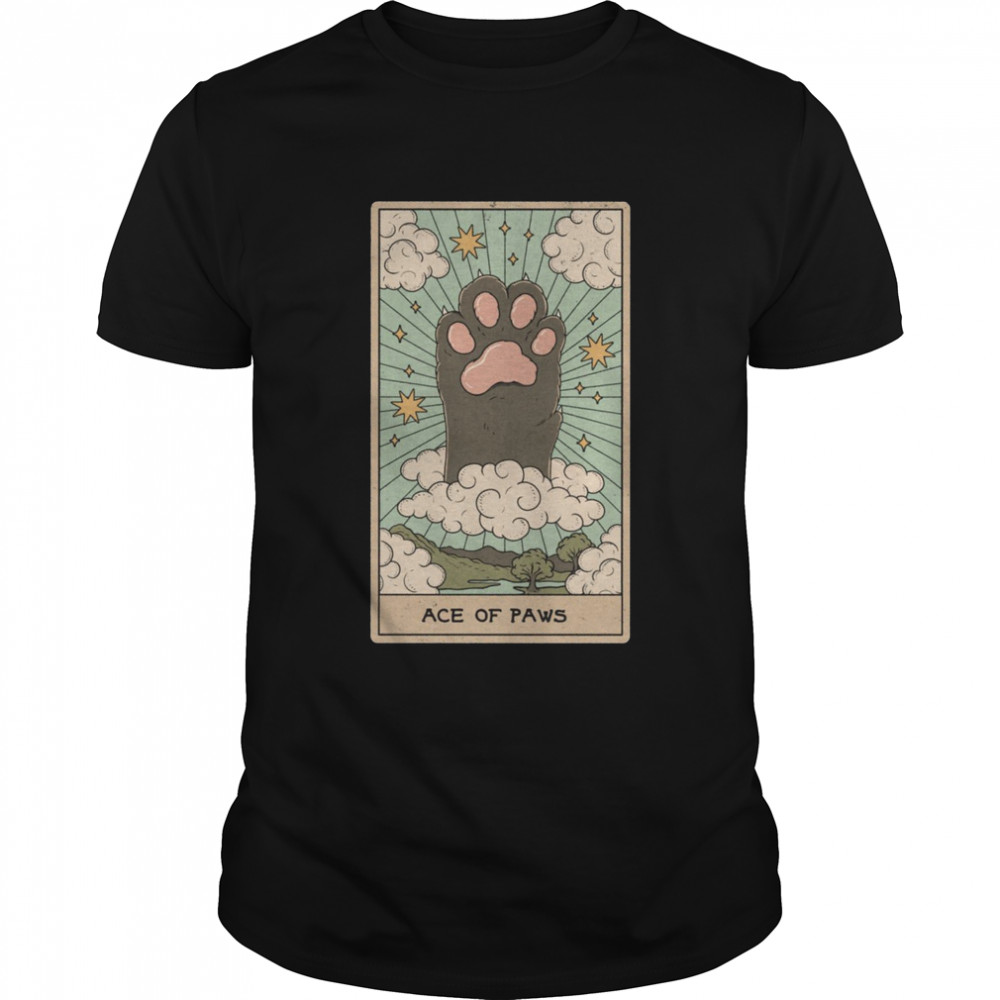 Ace of Paws Tarot T-shirt