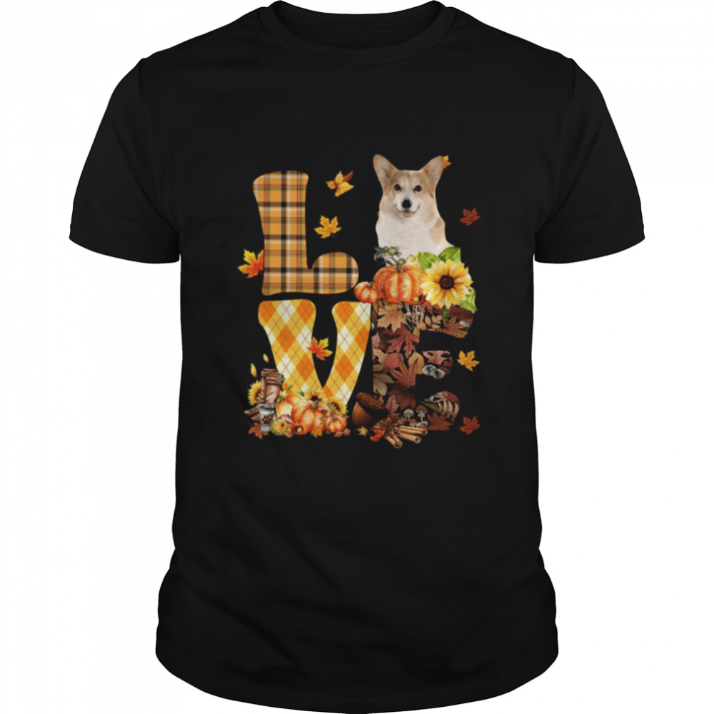 Love Autumn – Corgi Classic T-Shirt