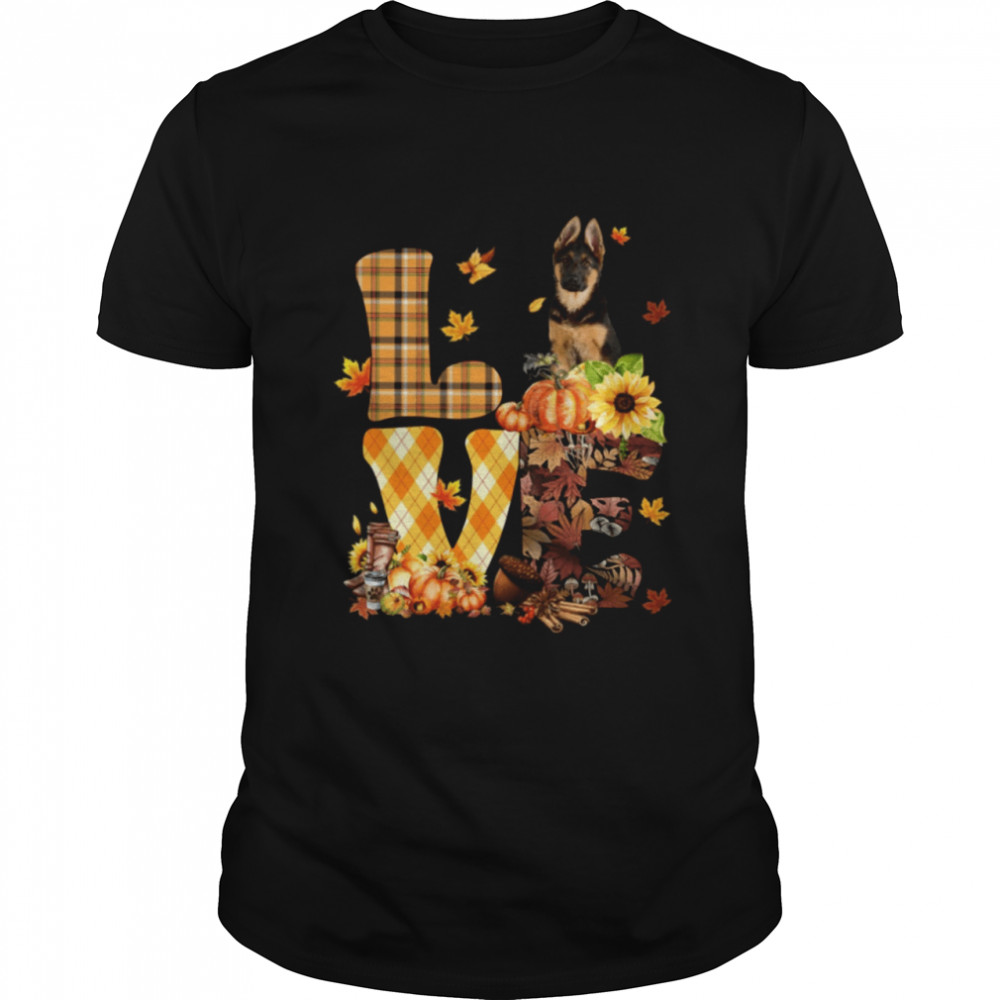 Love Autumn – German Shepherd 1 Classic T-Shirt