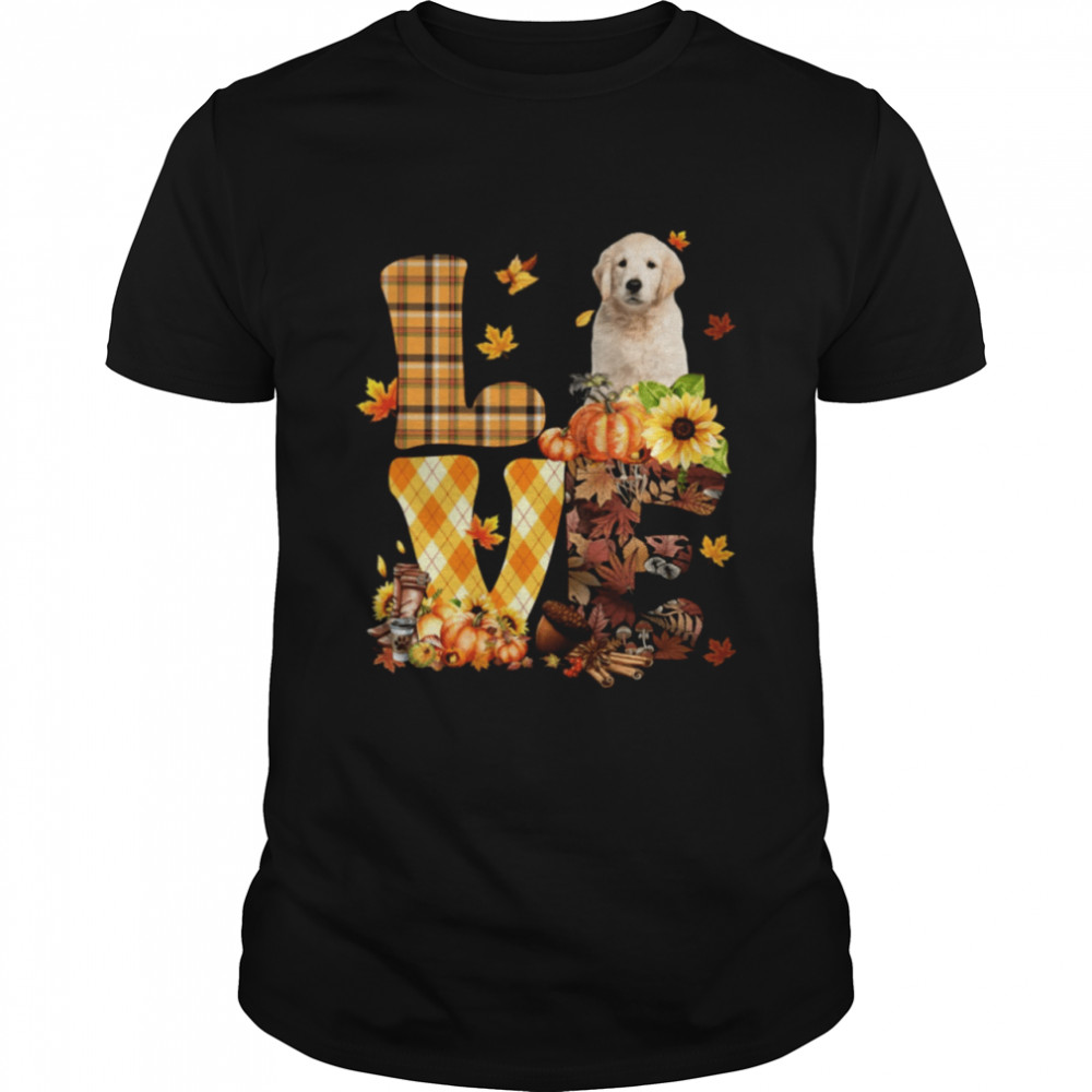 Love Autumn – Golden Retriever 1 Classic T-Shirt