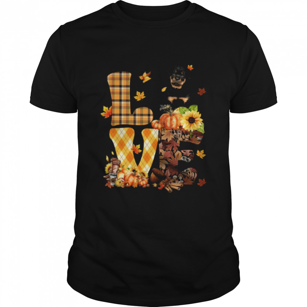 Love Autumn – Rottweiler 1 Classic T-Shirt