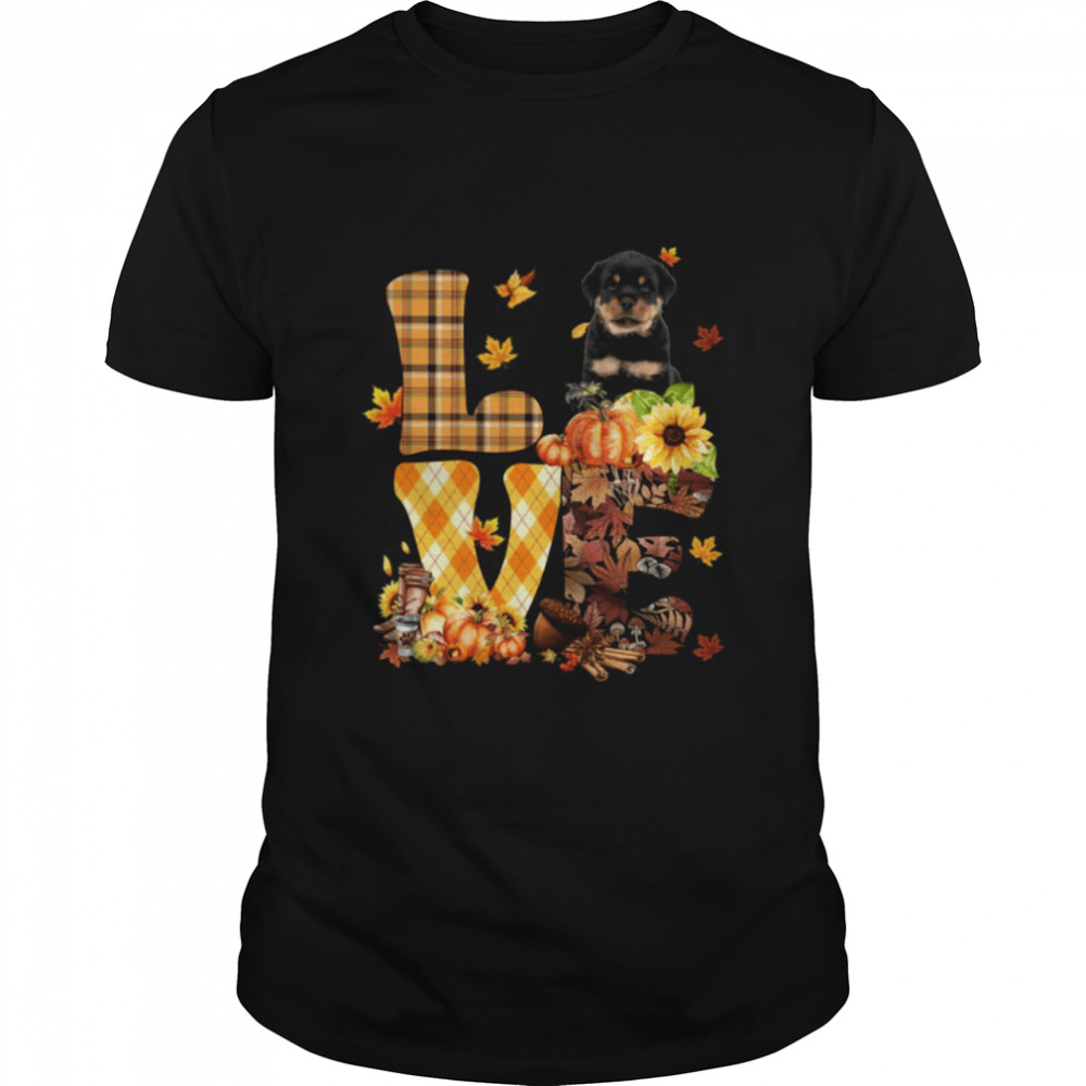 Love Autumn – Rottweiler 2 Classic T-Shirt