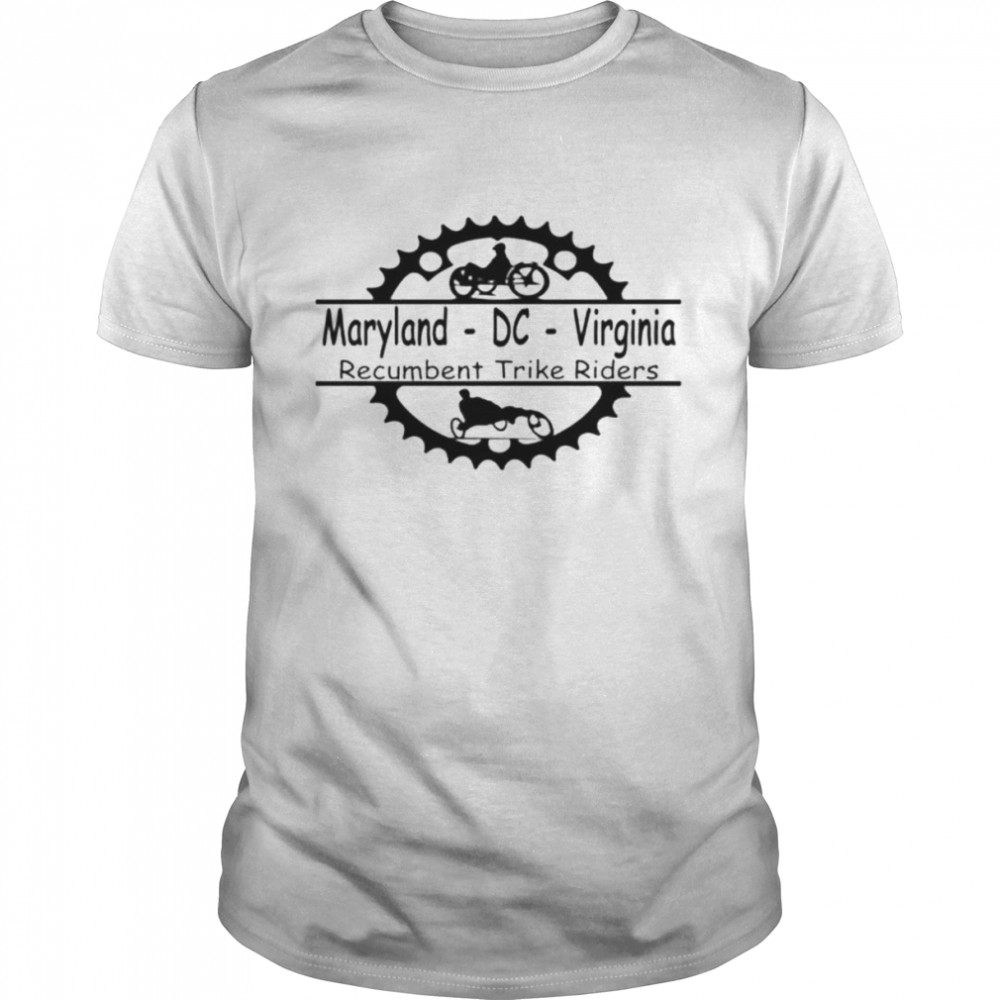 Maryland DC Virginia Recumbent Trike Riders shirt