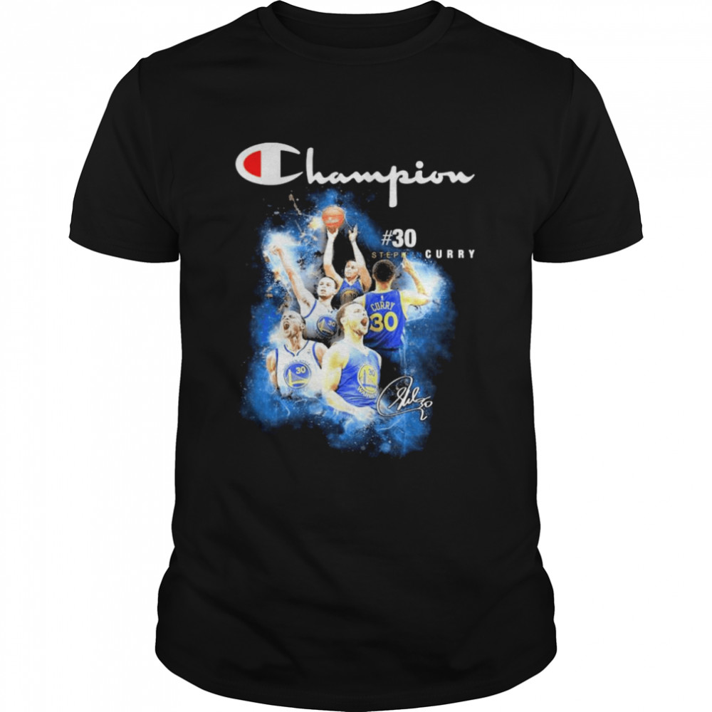 Champion #30 Stephen Curry Signatures Shirt