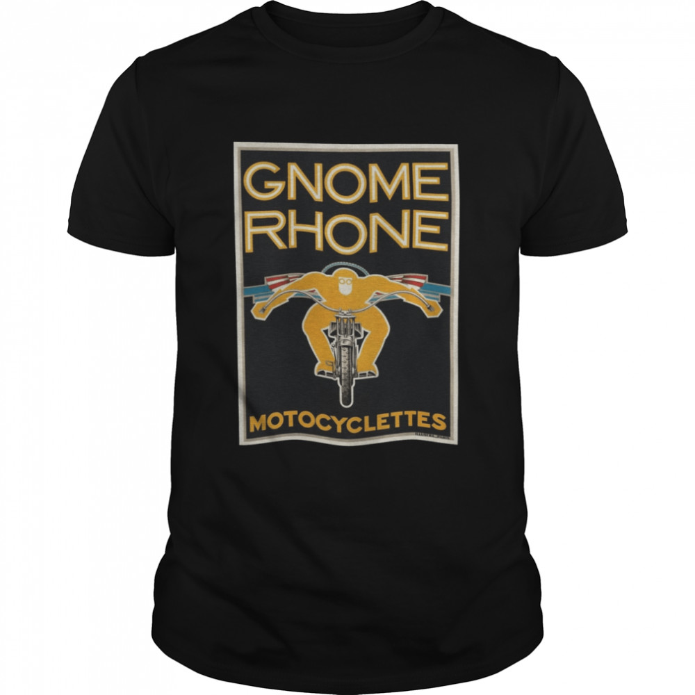 Gnome Rhone Motocyclettes Motorcycle French Motorcycle Motorcycle Biker shirt