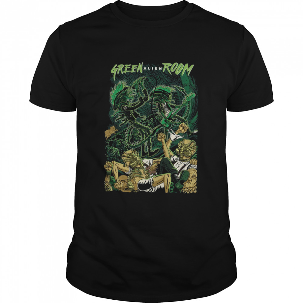 Green Alien Room Dead Kennedys shirt