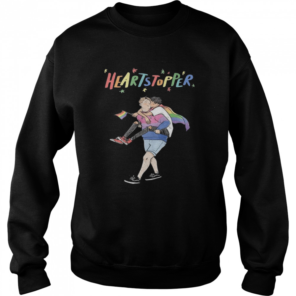 Heartstopper Lgbt Nick & Charlie Gay Lgbt Pride Month shirt Unisex Sweatshirt