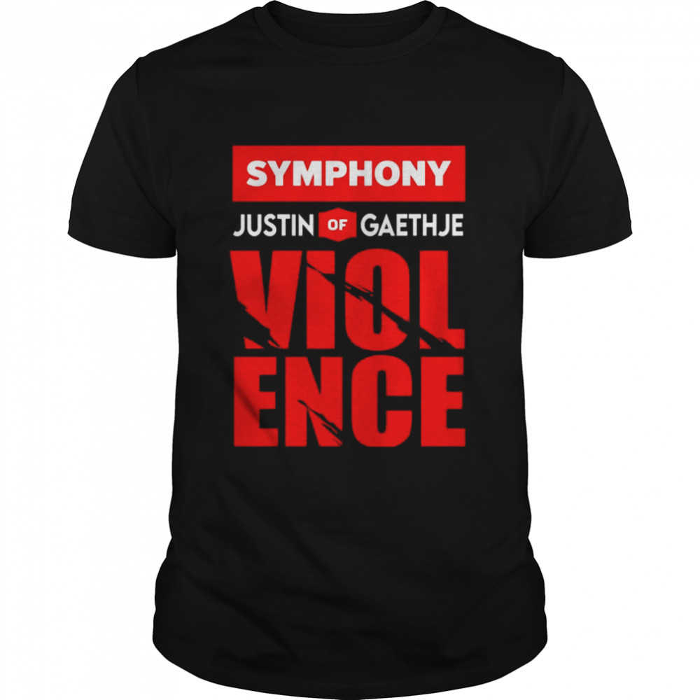 Justin Gaethje A Symphony Of Violence Father John Misty shirt