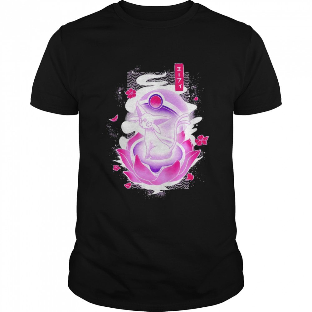 Pokemon Espeon Japanese style T-shirt