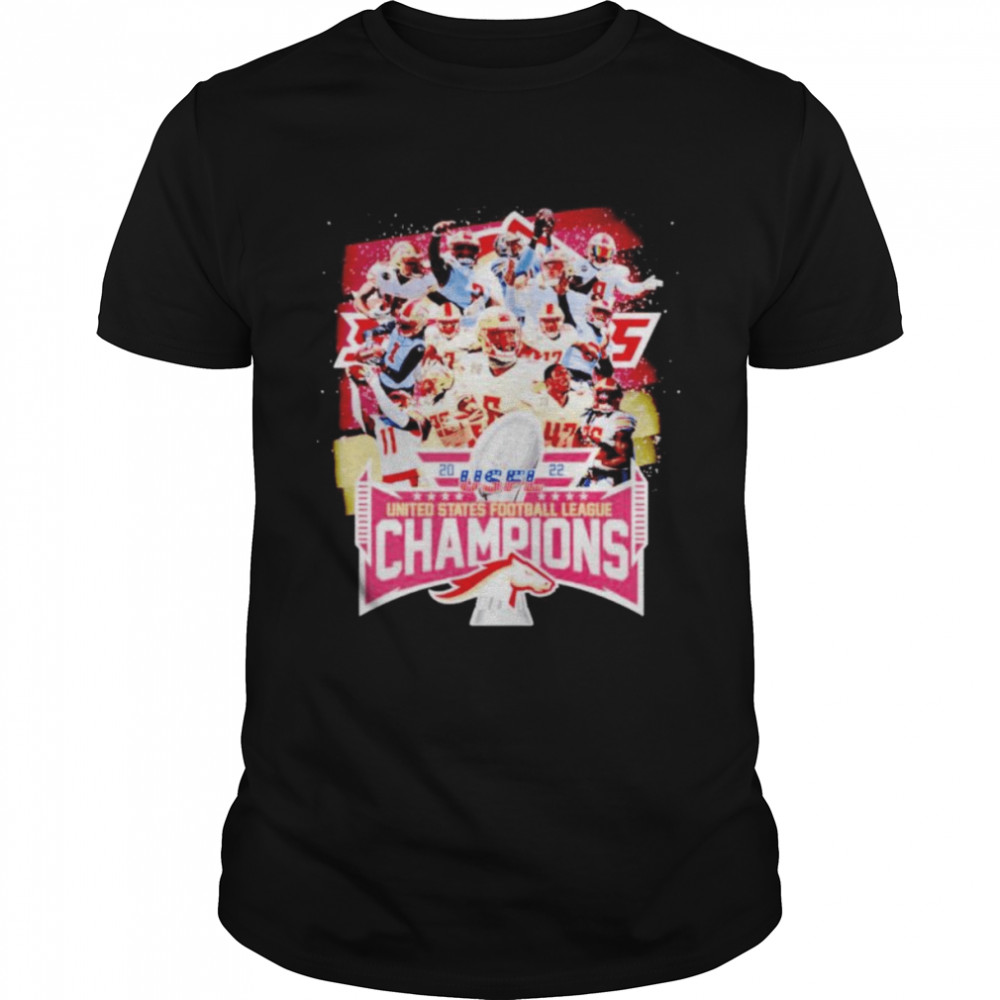 United States Football League Champions 2022 shirt