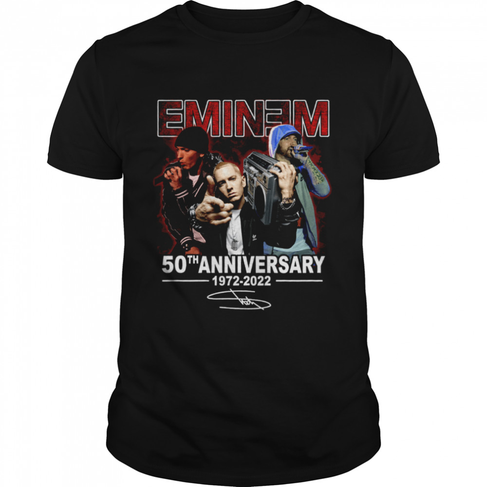 Eminem 50th Anniversary Thank You For The Memories Eminem shirt