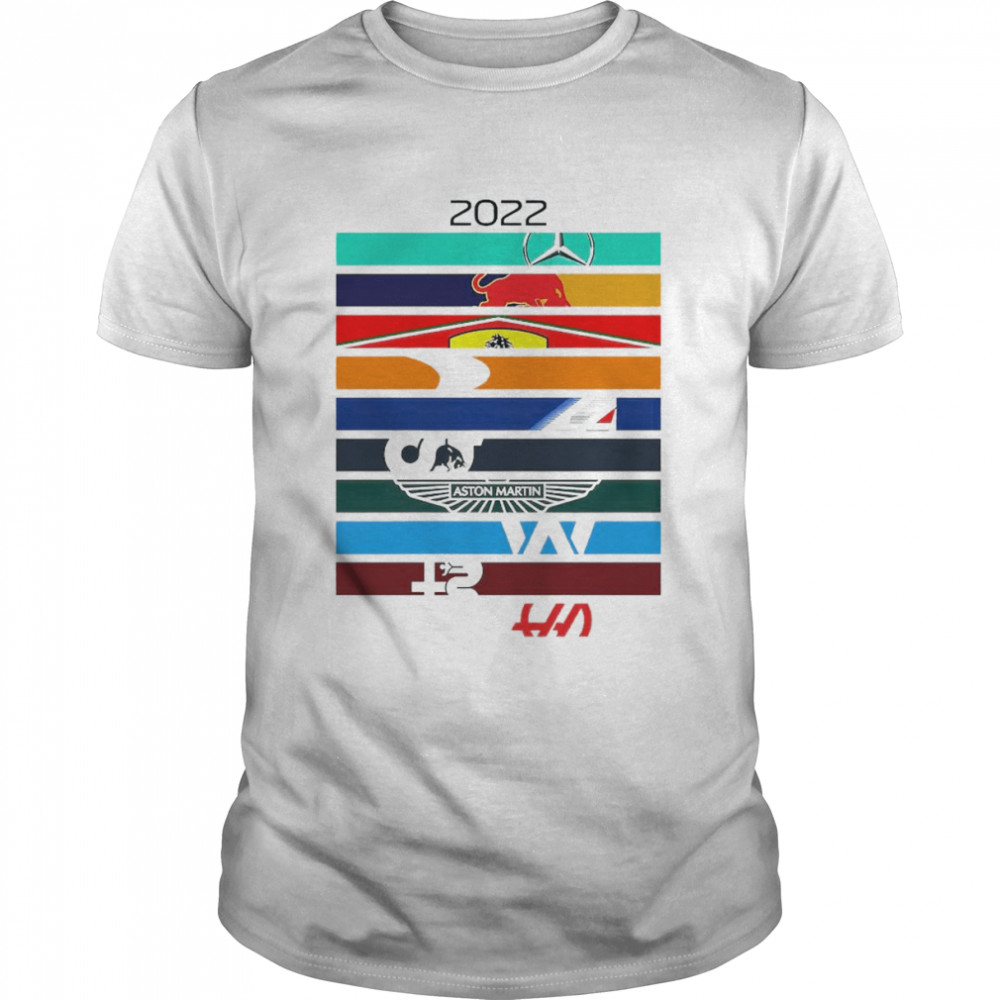 F1 2022 Grid Liveries logo teams shirt