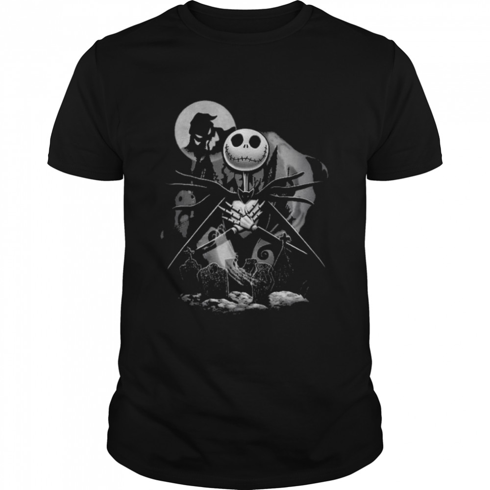 Jack Skellington Disney nightmare before Christmas jack night scene shirt