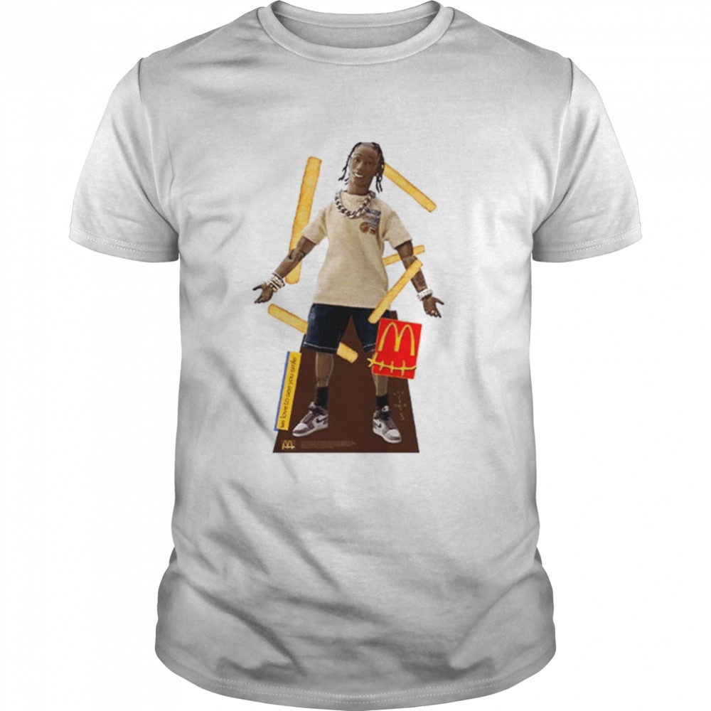 Travis Scott Cactus Jack Mcdonalds shirt