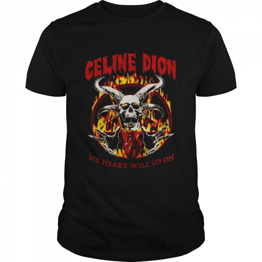 Celine Dion My Heart Will Go On Metal Band shirt