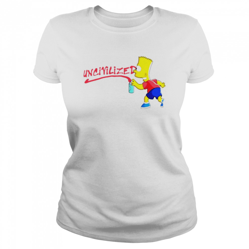 El Barto Uncivilized shirt Classic Women's T-shirt