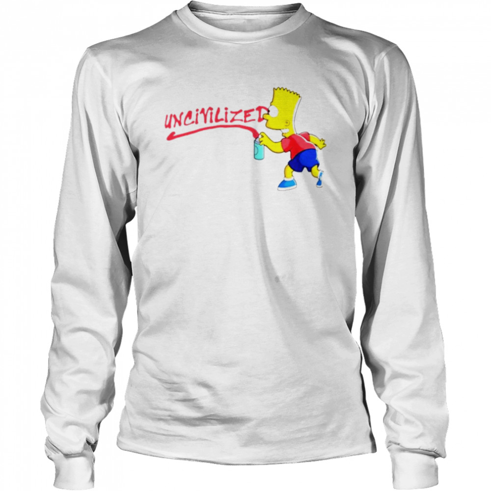 El Barto Uncivilized shirt Long Sleeved T-shirt