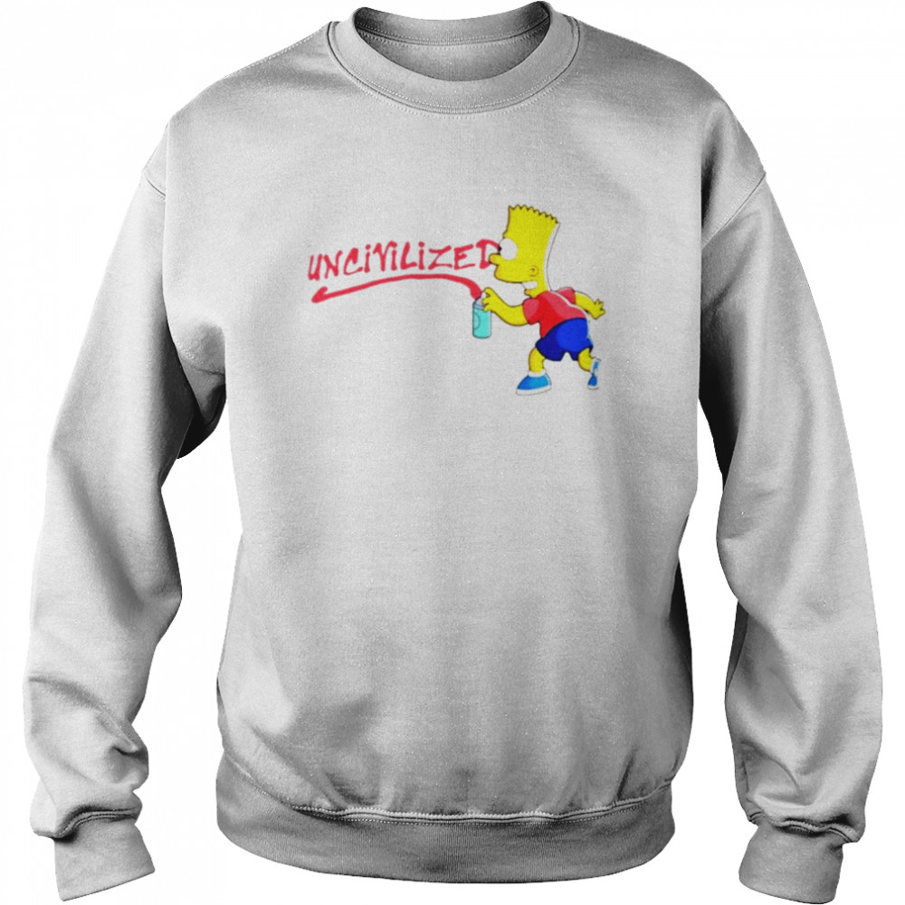 El Barto Uncivilized shirt Unisex Sweatshirt