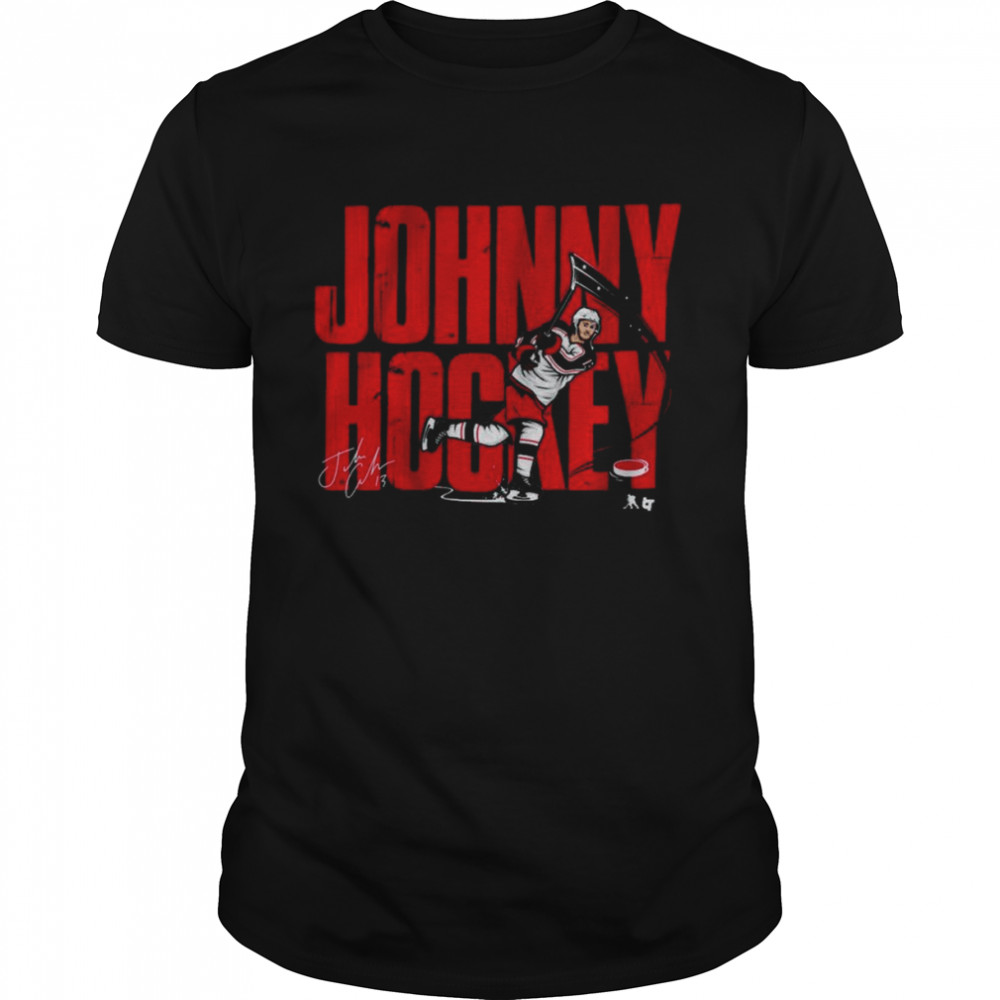 Johnny Gaudreau Columbus Blue Jackets Johnny Hockey Signature Shirt