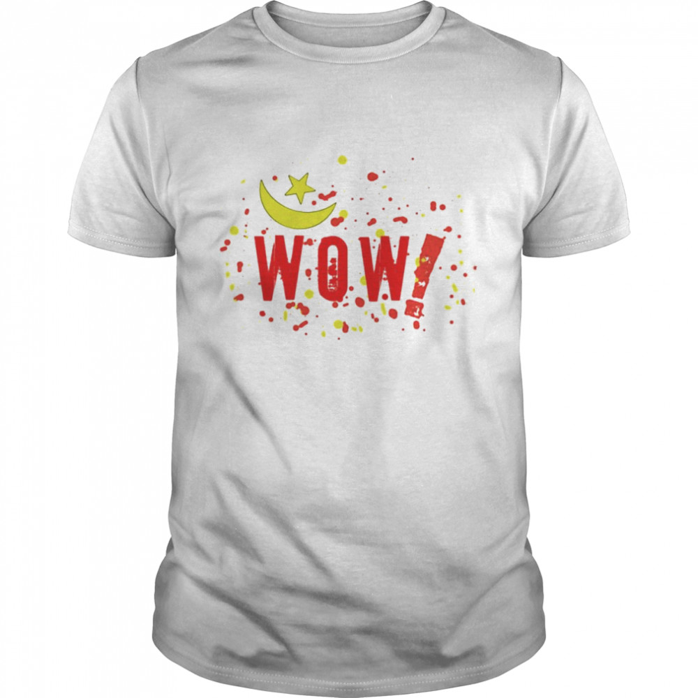 Wow! star moon shirt