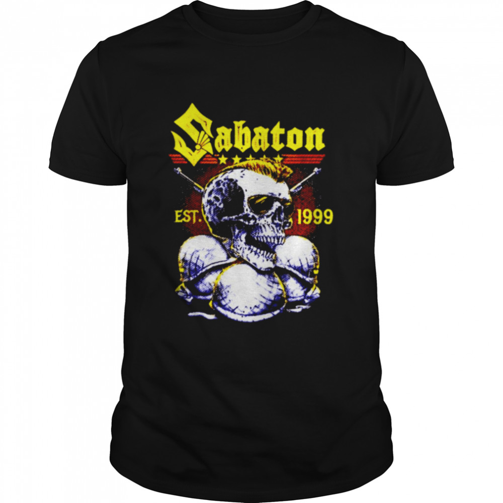 Est 1999 Gtgt Sabaton Rock Band shirt