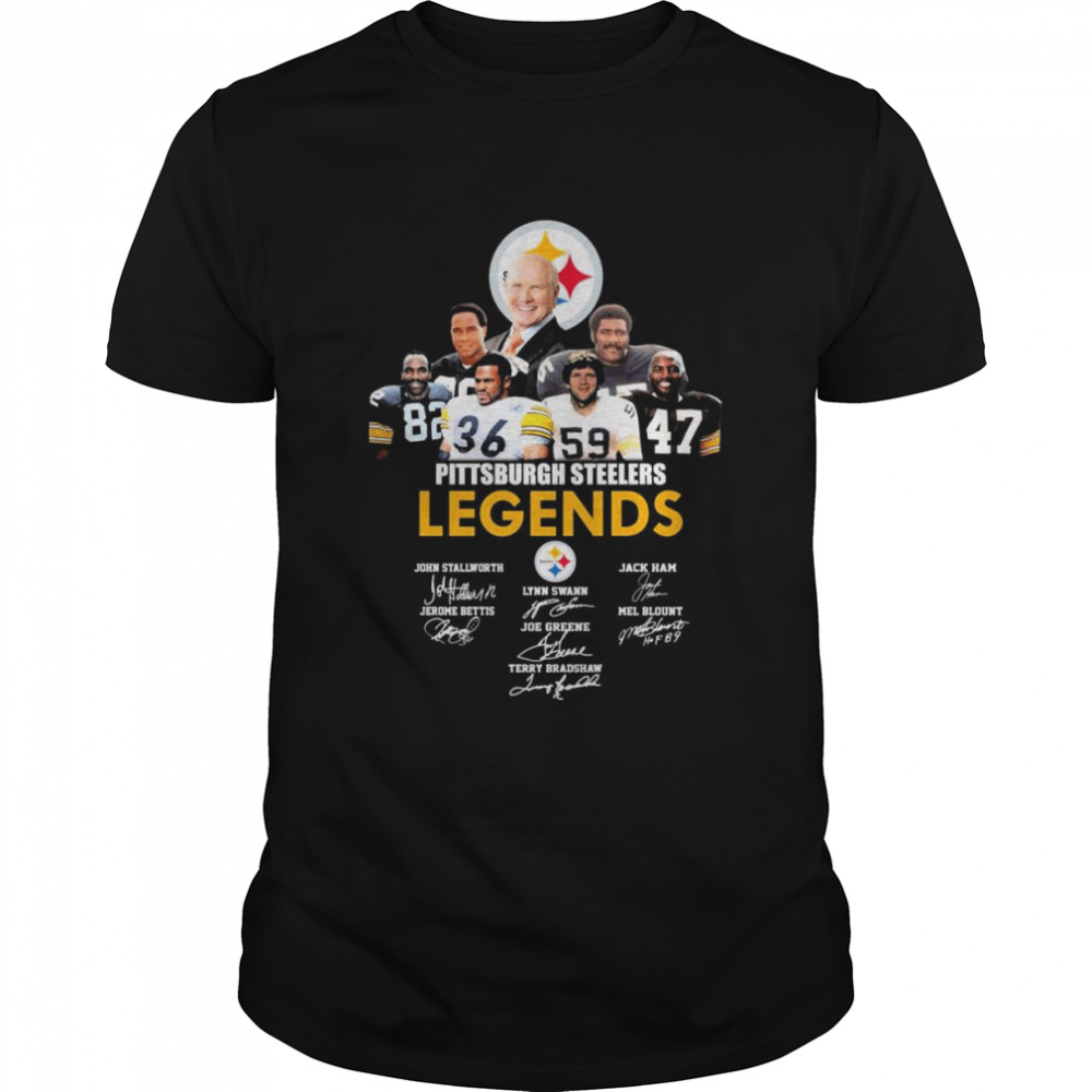 Pittsburgh Steelers Legends Team Signatures Shirt