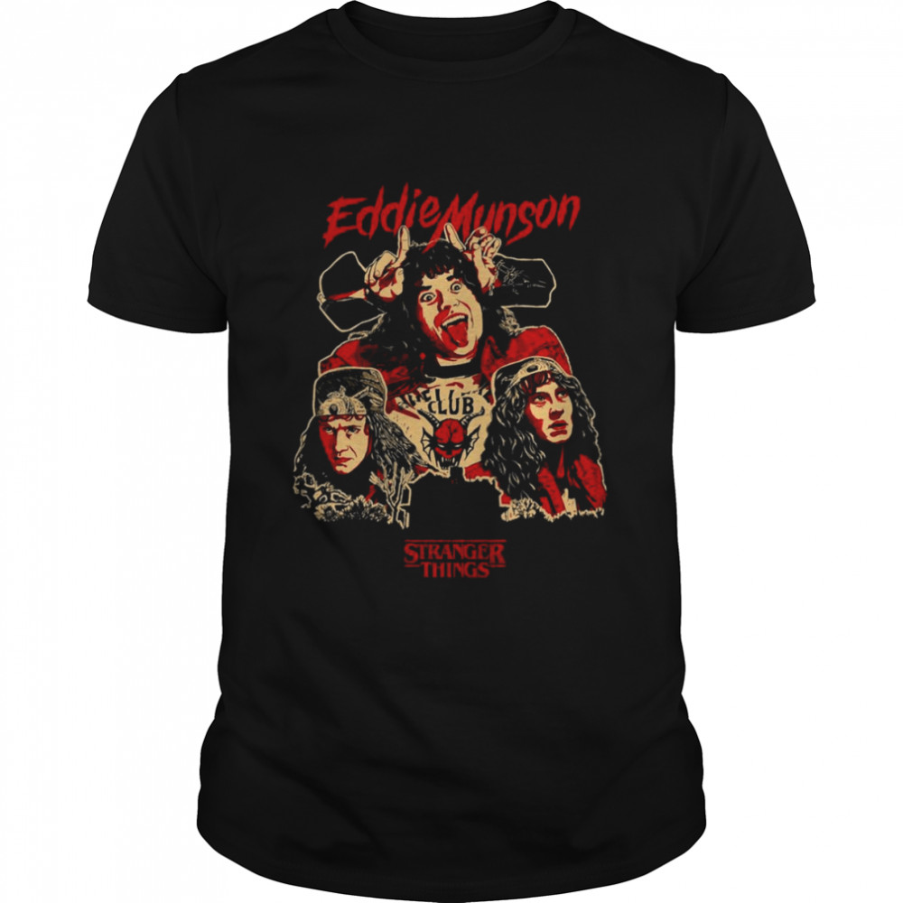 Stranger Things Eddie Munson Joseph Quinn Characters shirt