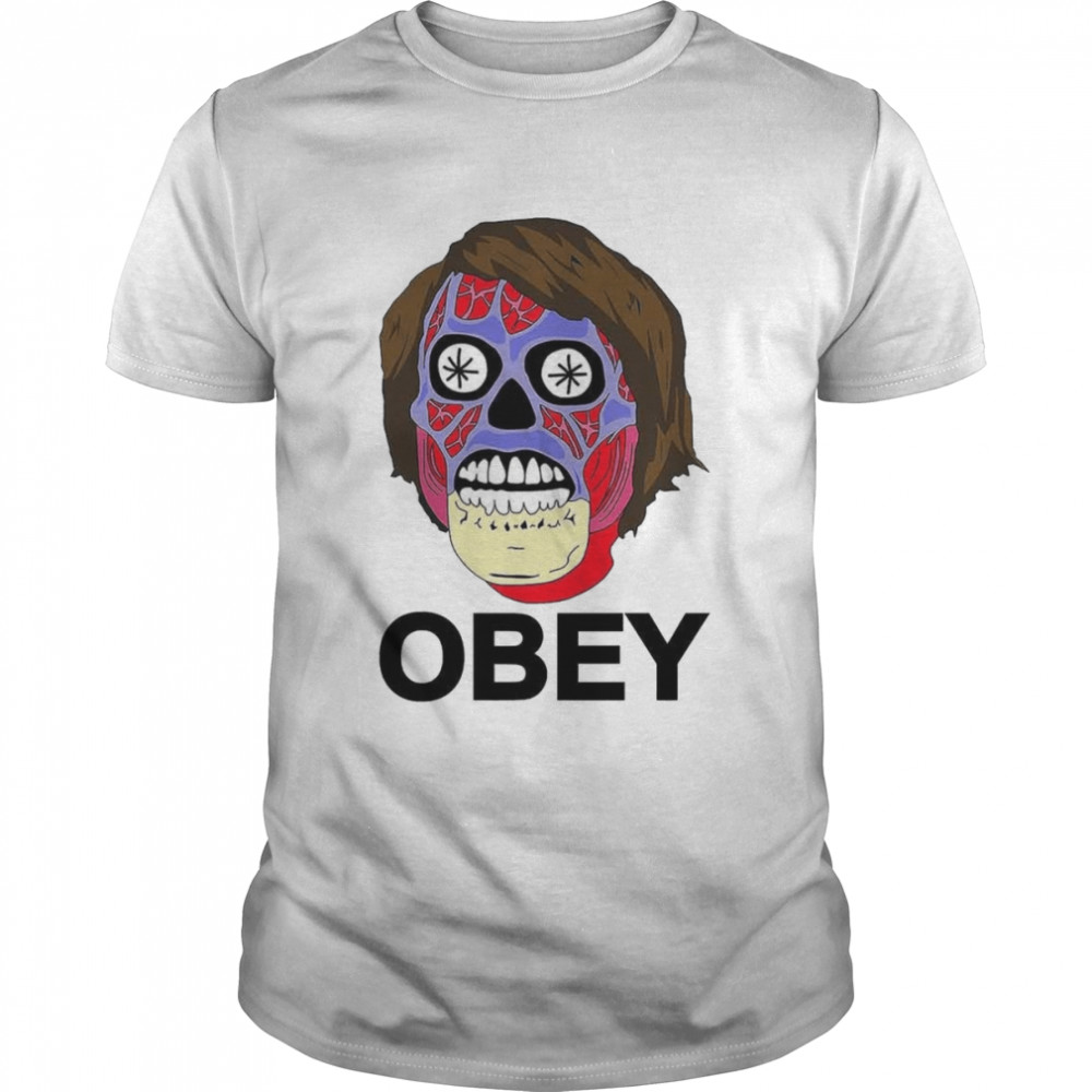 They Live Brainwash Obey Horror Cult Sci Fi Thiriller 80s Film Movie shirt